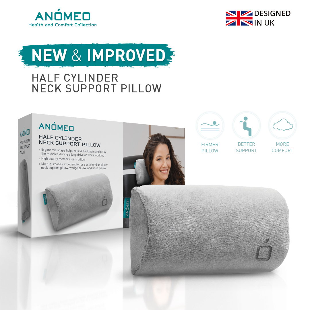 Cylinder lumbar outlet pillow