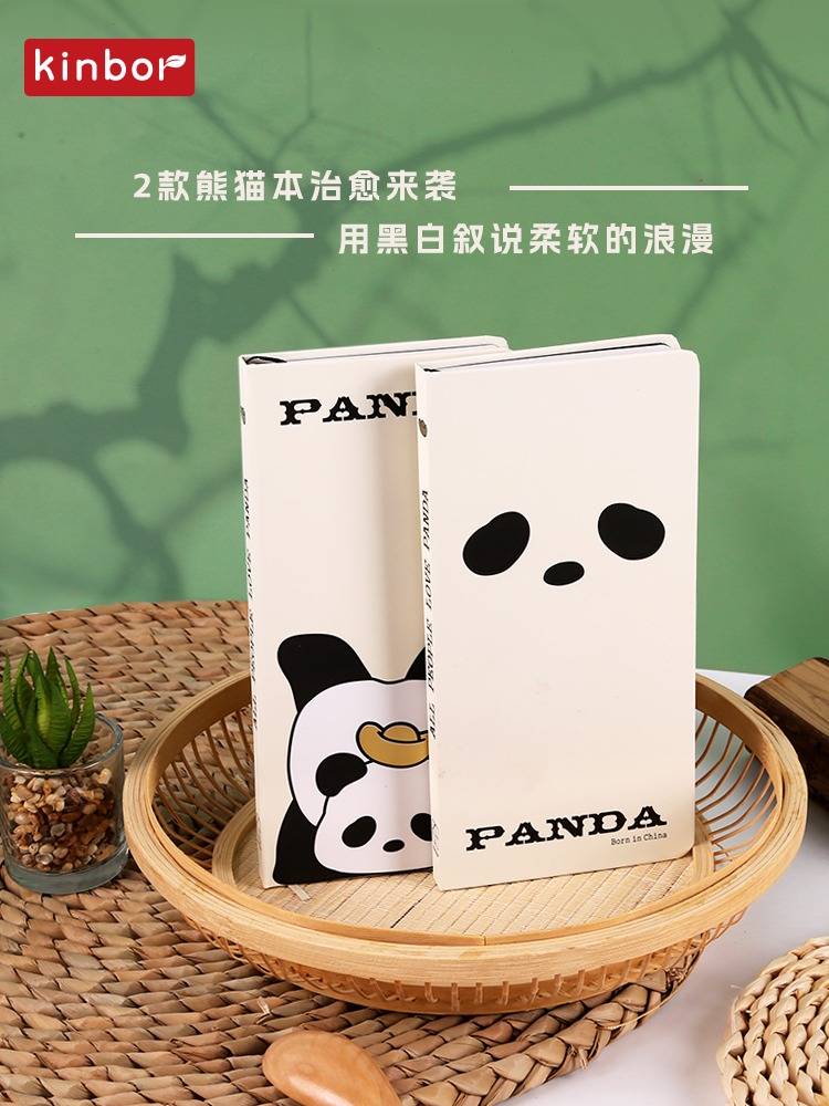 %E3%80%90GlowBound%E3%80%91Kinbor%20Panda%20Small%20Notebook%20Kawaii%20Cute%20Grid/Blank%20Notepads%20And%20Journals/Weekly%20Planner%2088%20Sheets%20Self-Filled%20Efficiency%20Books%20-%20Image%204