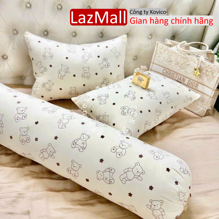 Bộ 2 gối nằm 45x65cm, 1 gối ôm 35x105cm giá rẻ
