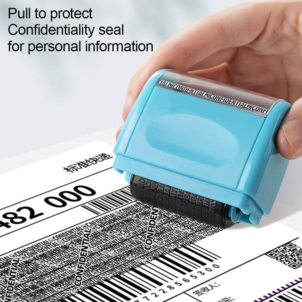 【SkinHorizon】Plastic Confidential Stamp Identity Protection Roller ...