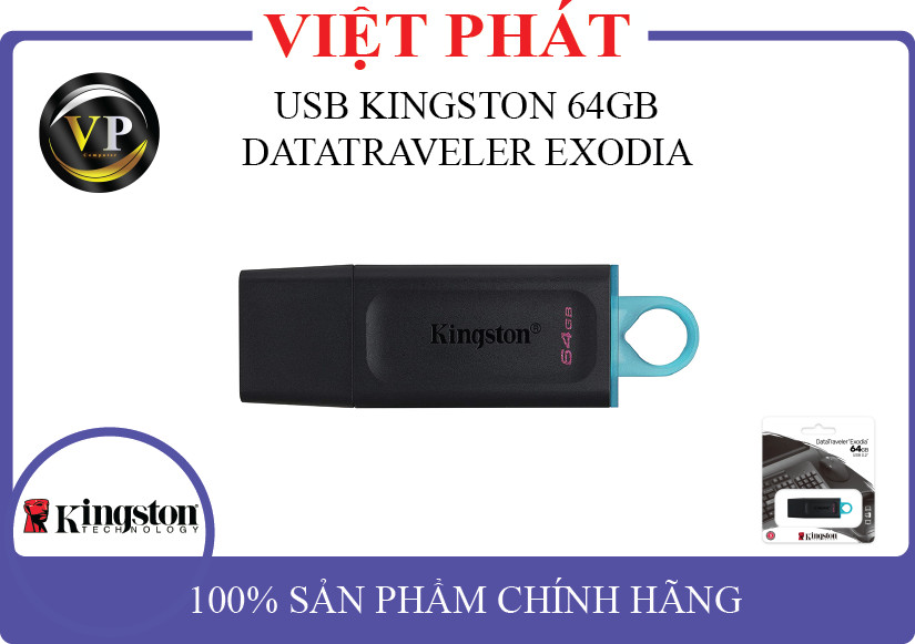 USB KINGSTON 64GB DataTraveler Exodia DTX/64GB (USB 3.2)
