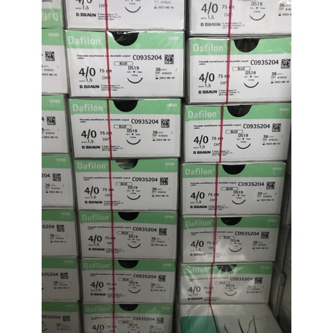 Chỉ phẫu thuật Nylon CPT (1/0, 2/0, 3/0, 4/0, 5/0, 6/0, 7/0, 8/0)