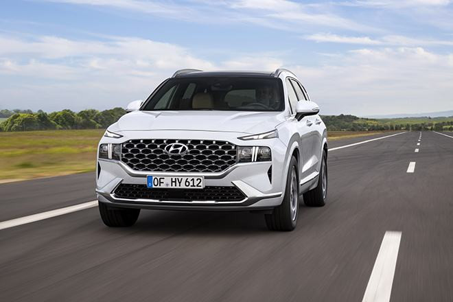 Chắn bùn lòng dè sau Hyundai Santafe 2021