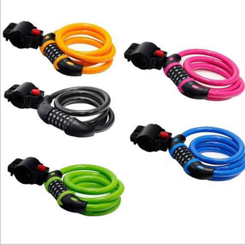 Ổ bike wire lock, motorcycle 4 number good quality