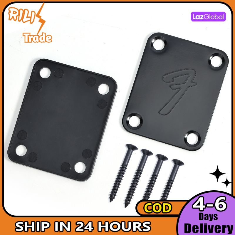 Electric Guitar Neck Plates Vintage-style Guitar Protector With Screws Fits Most Guitars Basses