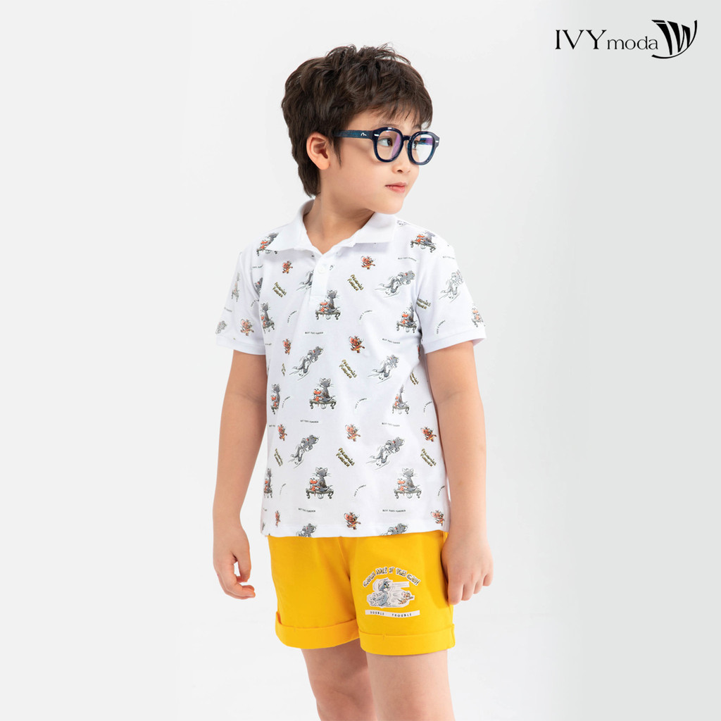 Quần bé trai thiết kế IVY moda MS 21K1213