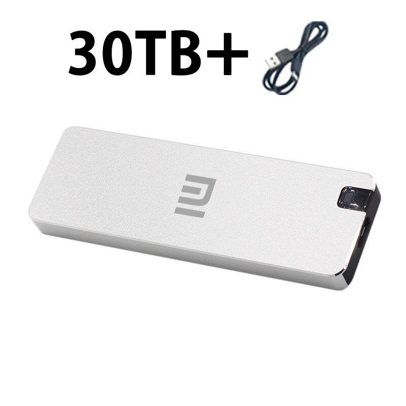 Suitable for xiaomi 2023 original high-speed portable ssd 30tb external hard drive storage type-c usb 3.1 inter for pc laptops computer