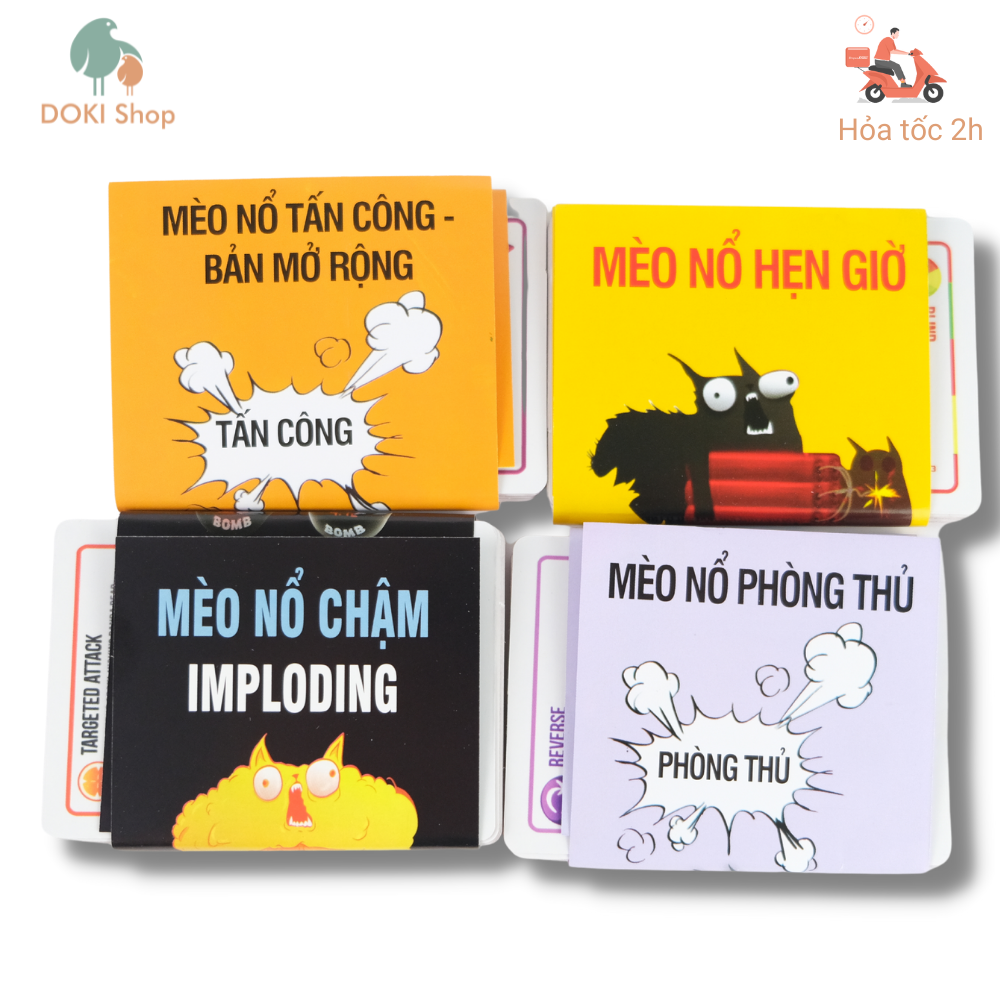 Combo 3, 6 bộ Mèo nổ mở rộng