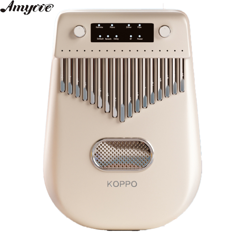 F1 Koppo Smart Kalimba Thumb Piano Bluetooth-compatible Speaker Finger Piano Portable Musical Instrument