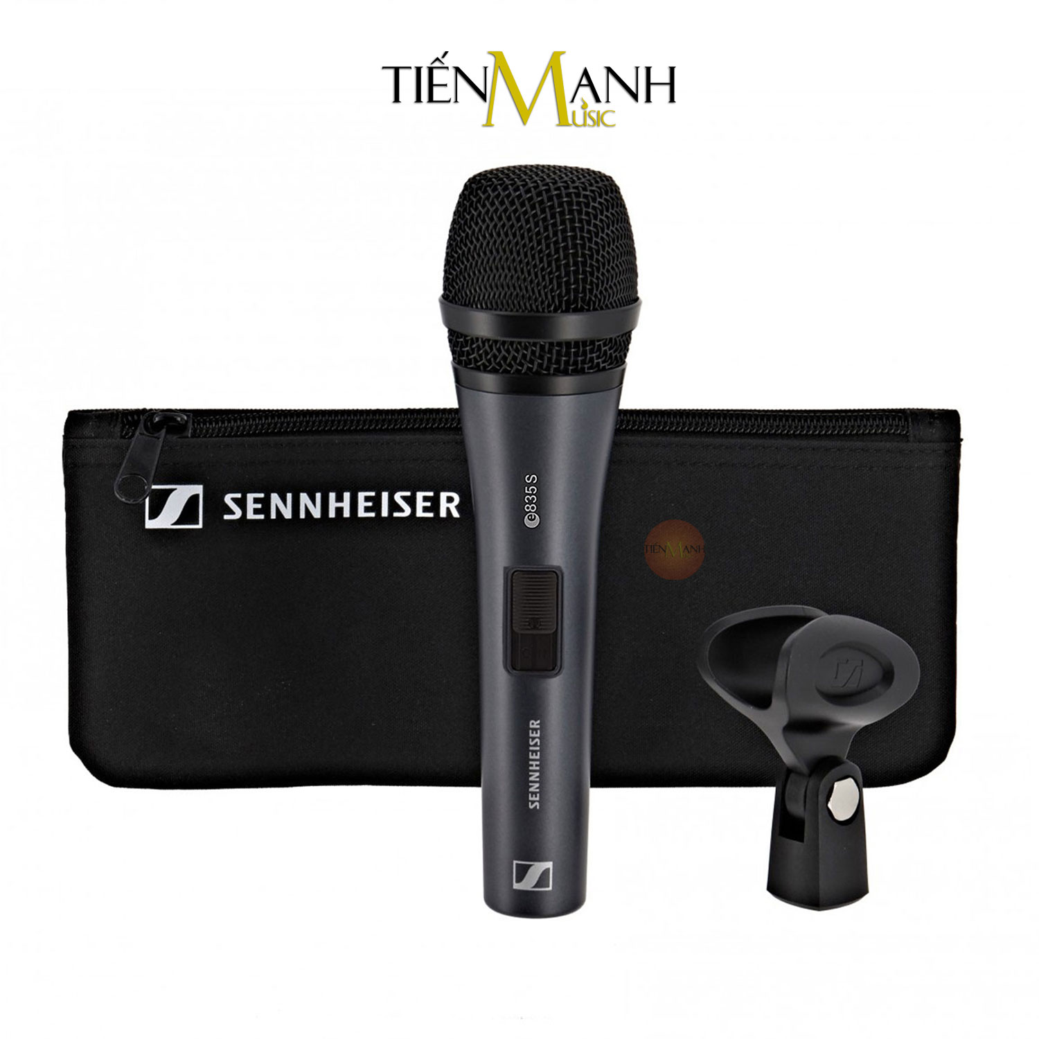 [Chính Hãng] Micro Cầm Tay Sennheiser E835S Có Công Tắc - Mic Cardioid E835 Dynamic Vocal Microphone E 835-S