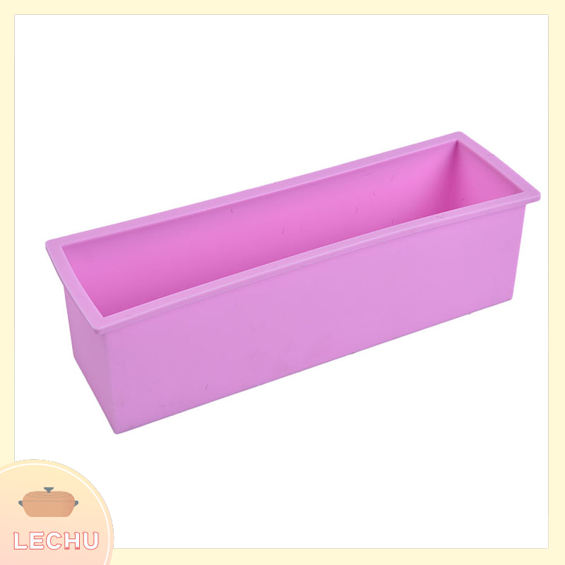 🥪 LECHU🍟 Heishada 1200g Silicone Soap Mould Rectangular Toast Loaf Mold Handmade Form Soap Tool