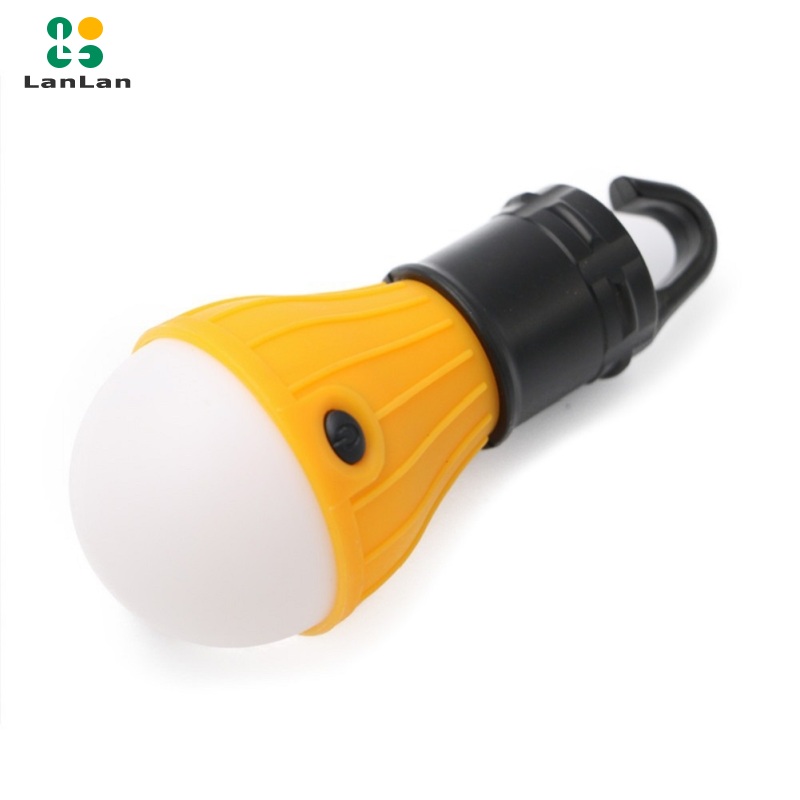 Mini Portable Camping Light Waterproof Tent Light Emergency Lamp Flashlight With Hanging Hook 5188