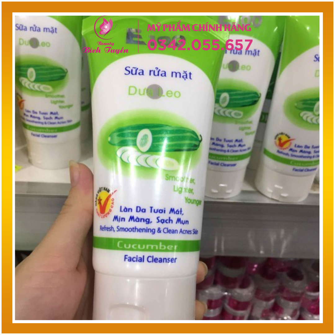 Sữa Rửa Mặt Tinh Chất Dưa Leo E100 - 100gram