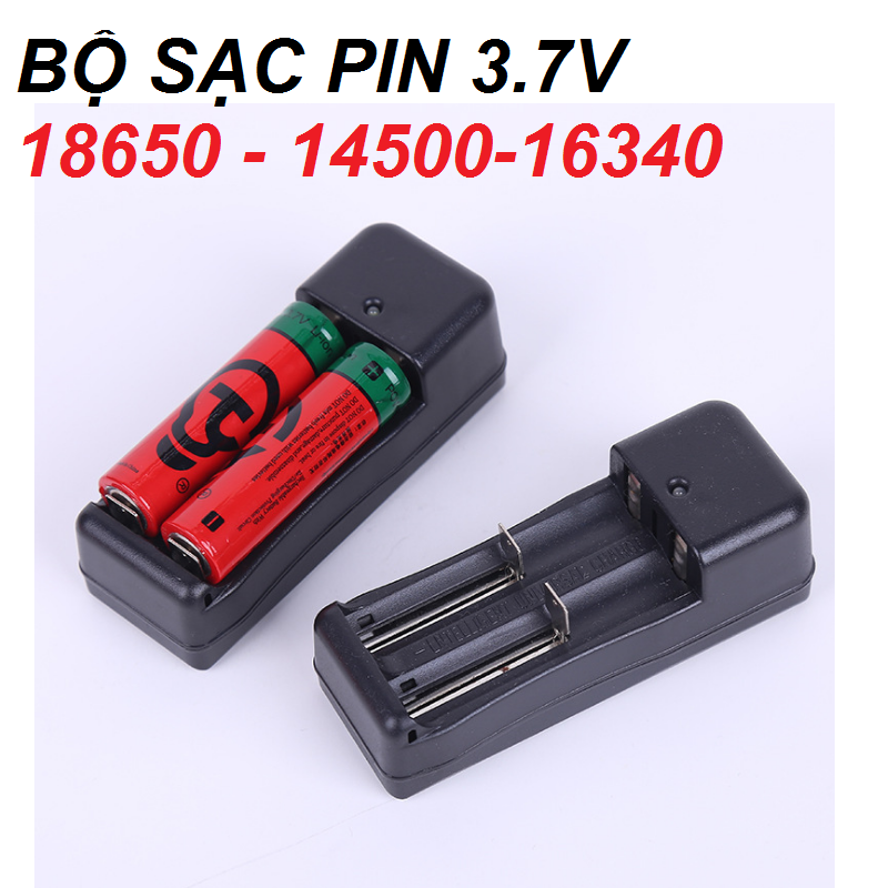 Sạc pin 3.7V 18650 sạc đồng thời 2 pin