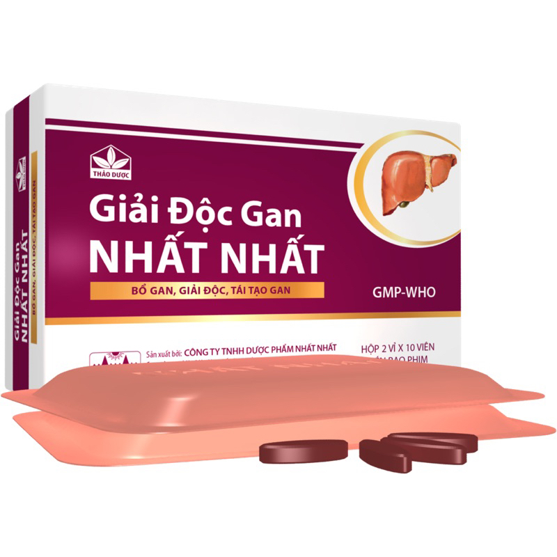 Giải độc gan Nhất Nhất TONKA - Bổ gan, giải độc tái tạo tế bào gan