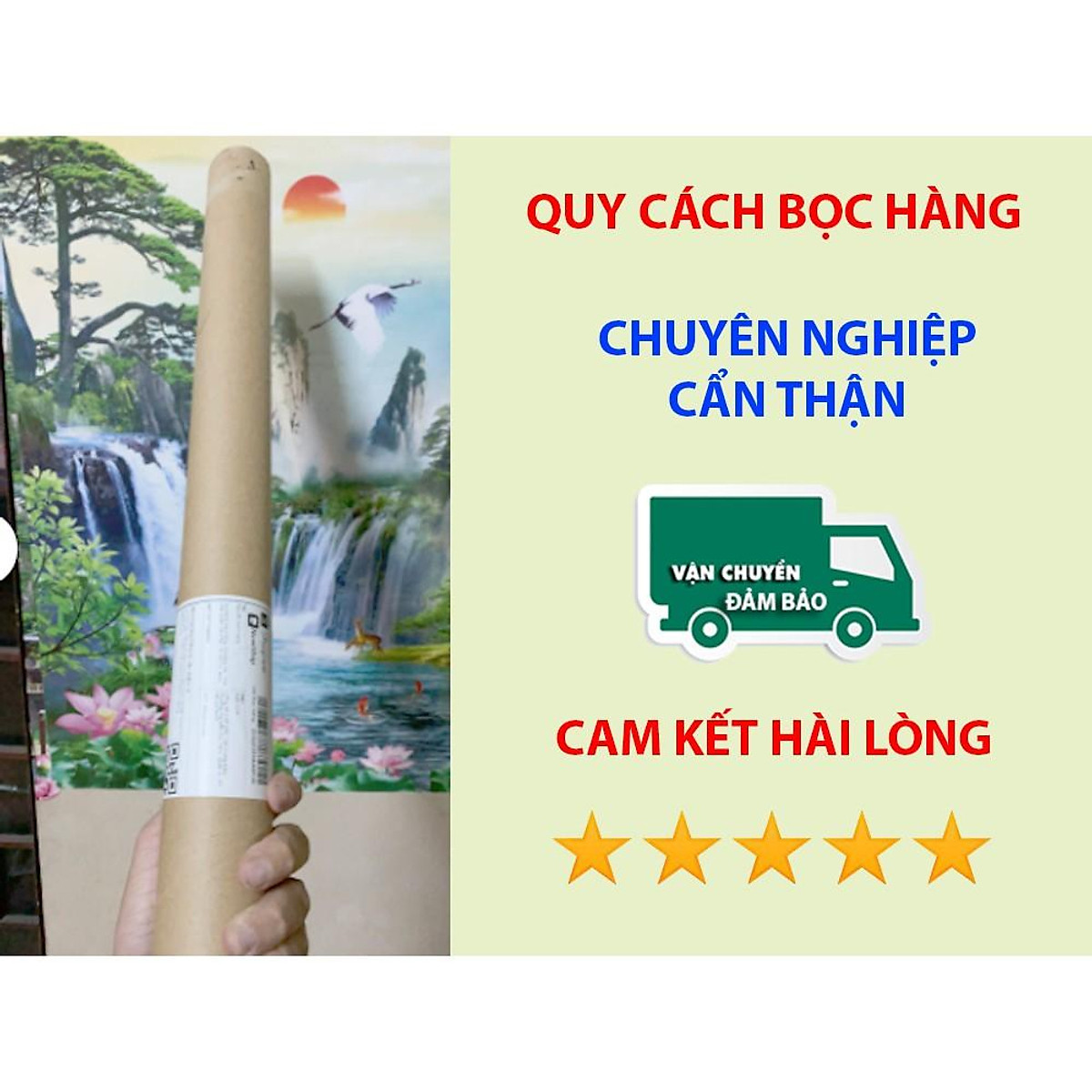Tranh 3D dán kính 2 mặt 60x150cm