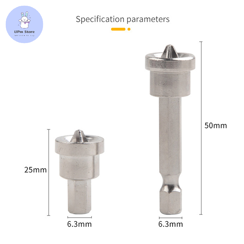 UPm Định vị từ Screwdriver bits chế biến gỗ Vít Hex Shank bits mới