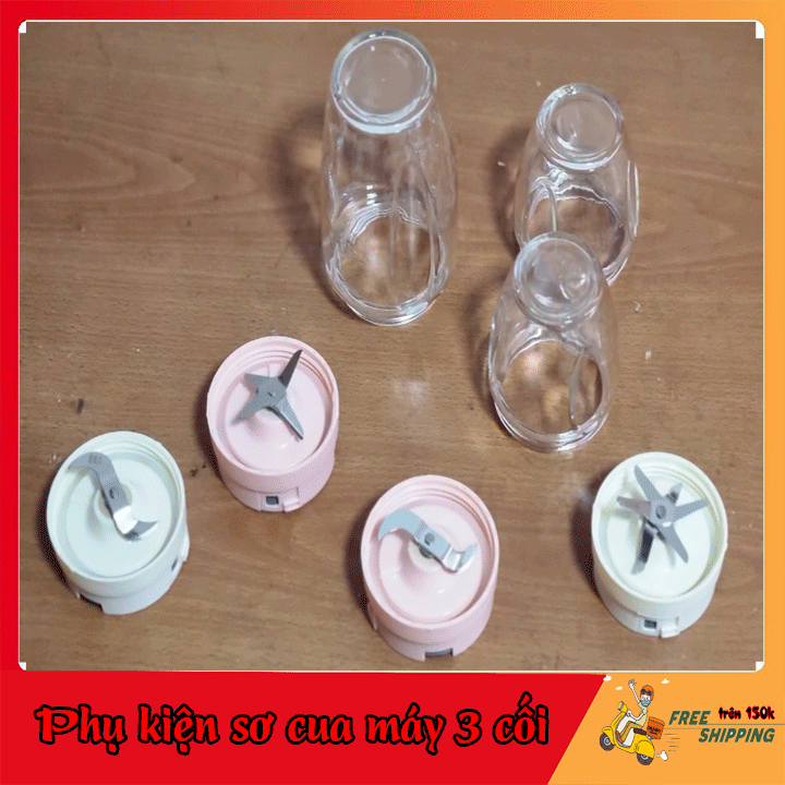 Bộ phụ kiện tiện dụng cho máy xay 3 cối, máy xay đa năng,xay thịt, xay cá, xay hạt,bé ăn dặm