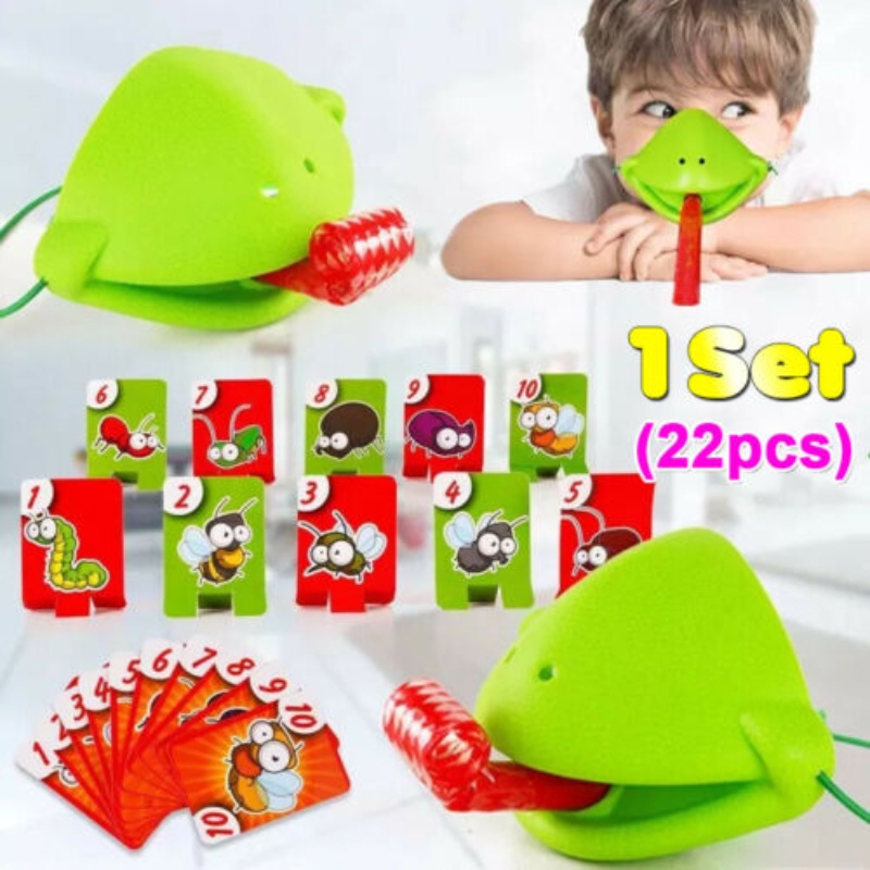 Frog Mouth Sticking Out Tongue Blowing Children's Toy Mask Game Parent ...