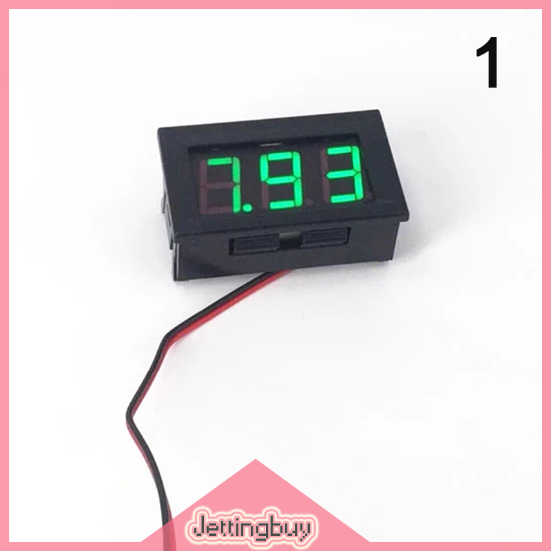 【Jettingbuy】 Flash Sale 0.56 in Digital Voltmeter Ammeter DC Panel Amp Volt Voltage Current Meter Tester