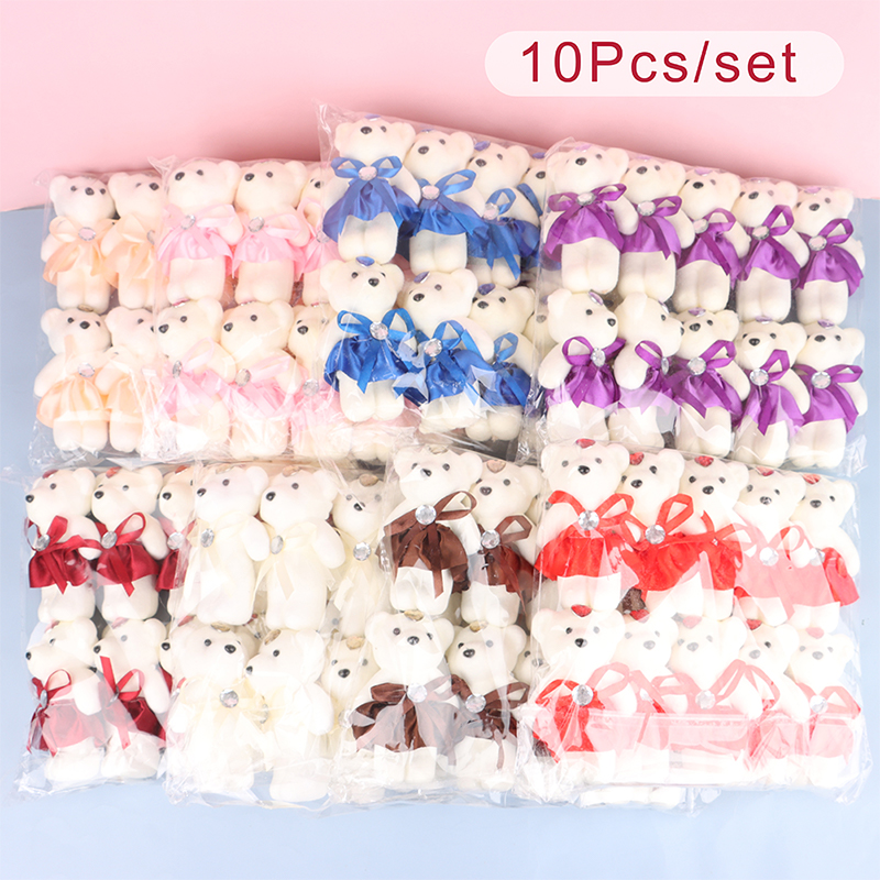 10Pcs%2012cm%20Bear%20Flower%20Bouquet%20Toy%20Cartoon%20Doll%20Teddy%20Bear%20Bouquet%20Graduation%20Birthday%20Wedding%20Gifts%20Party%20Decor%20ZHIXING%20-%20Image%203