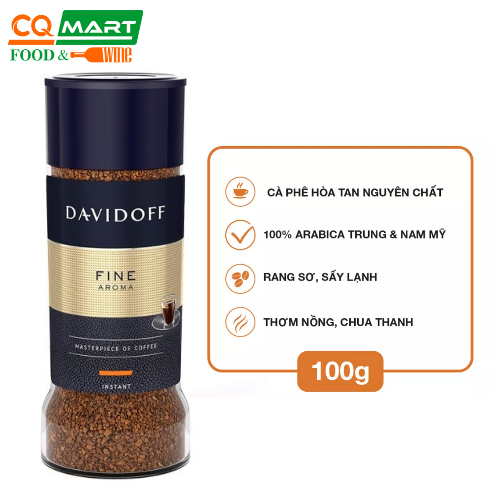 Cà Phê Hòa Tan Davidoff Fine Aroma 100g