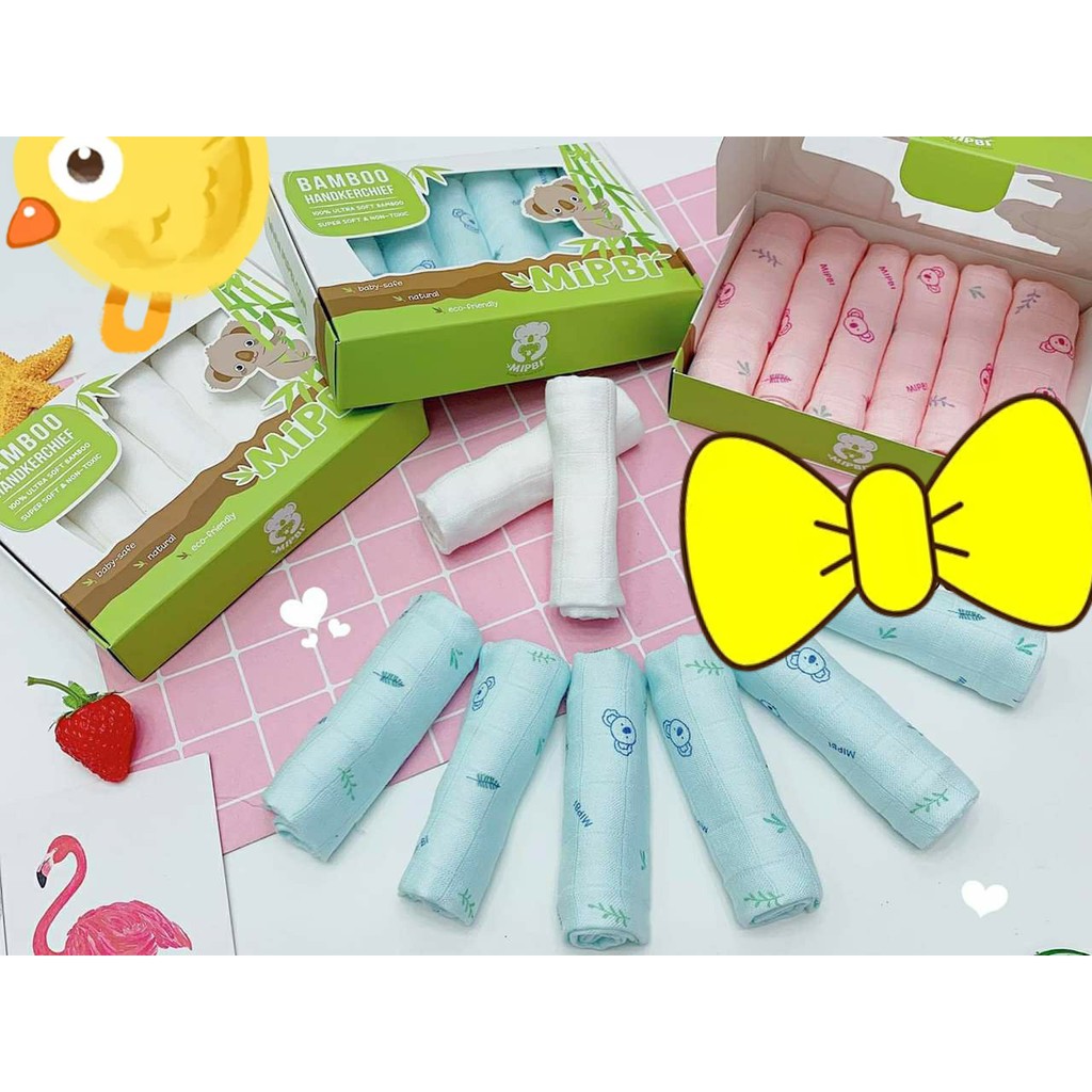 [MIPBI]. Khăn sữa cao cấp 100% sợi tre