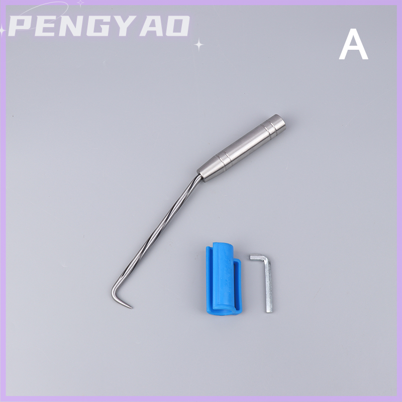 Xây dựng móc chủ đề thép cây Tie dây Twister với móc thép không gỉ linh hoạt xoay tay ràng buộc thanh thép công cụ cầm tay