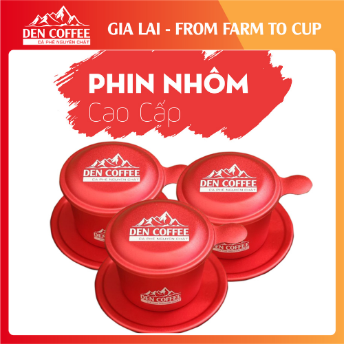 Phin pha Cà Phê ,phin Nhôm cao cấp màu Đỏ
