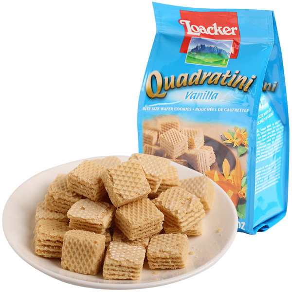 Bánh Xốp Quadratini Loacker 125g