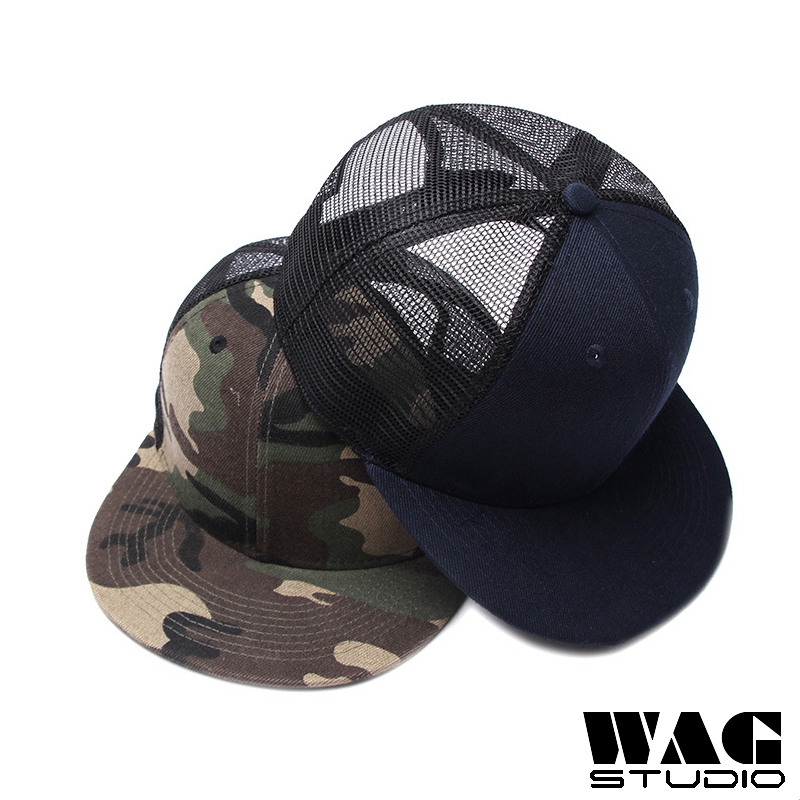 Đồng bằng Mũ lưới bóng chày phẳng vành mũ bóng chày Mũ snapback nam nữ