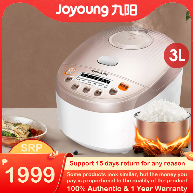 Joyoung Cooker 6 Cups Uncooked (3L) with Fuzzy Logic and