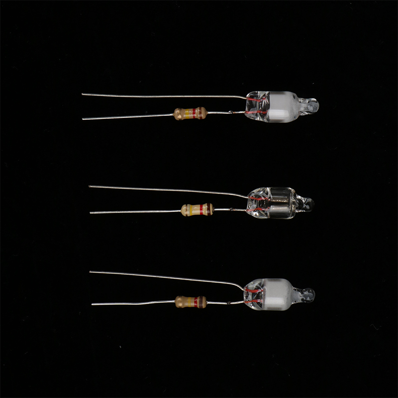 10Pcs Neon Indicator Light Green Red Blue Signs 6mm Neon Lamp Glow 2 Copper Wire 6X13mm Neon Indicator Bulbs. 