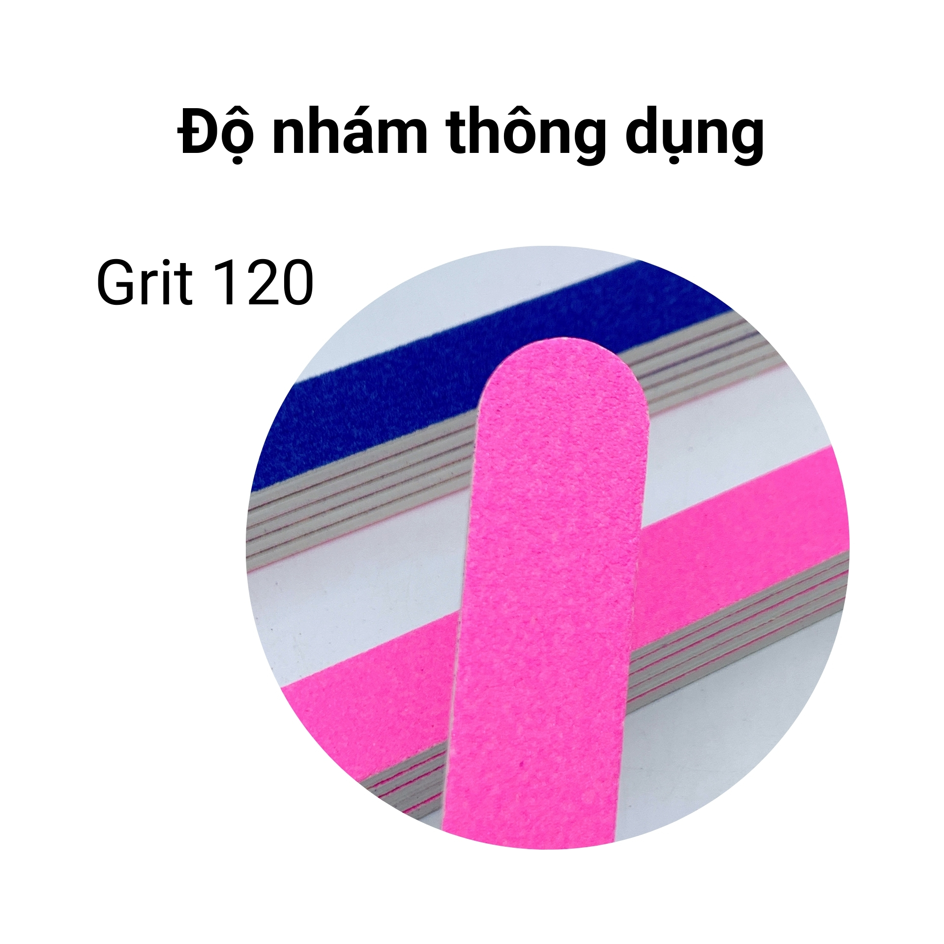 Combo 5 cây dũa móng gel& móng tay chuyên dụng cao cấp