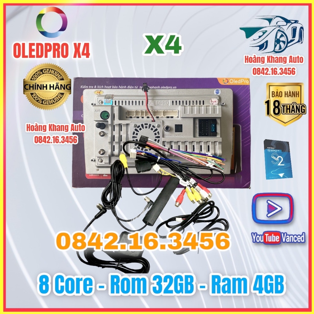 Màn hình OLEDPRO X4 Ram 4GB - Rom 32GB - 8 Core mẫu mới 2023   -