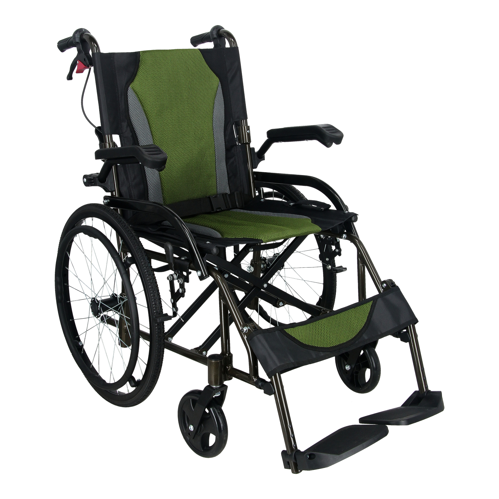 Lifeplus PHW863 Ultra Lightweight Wheelchair Aluminium Frame 11kg 20