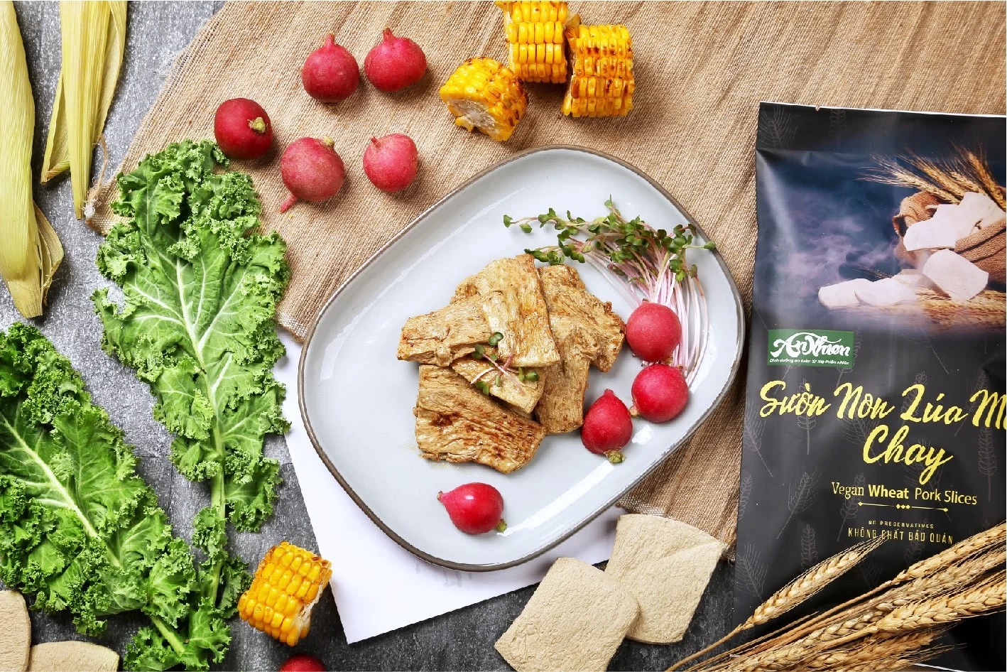Sườn Non Lúa Mạch Chay An Nhiên 150g