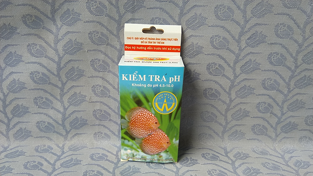 Bộ kiểm tra pH dùng cho bể cá.