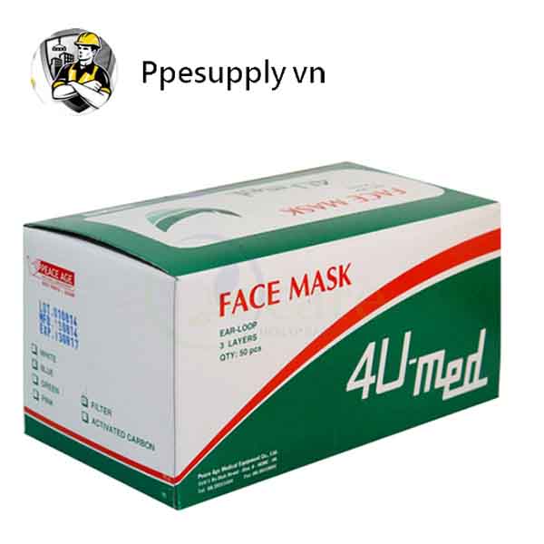 Khẩu trang 4U Med, khẩu trang y tế khánh khuẩn