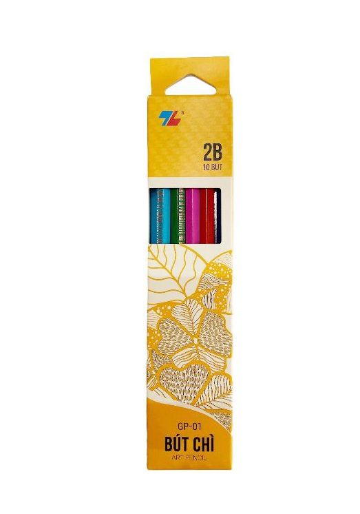 Hộp 10 Cây Bút Chì Gỗ 2B Thiên Long GP-01