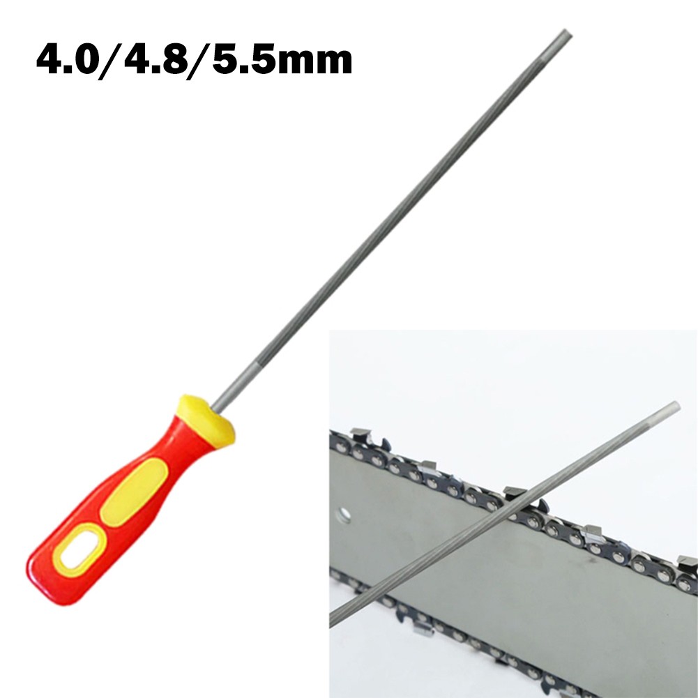 【UniRax】 Round Chainsaw Saw Chain Files Sharpener 4 0/4 8/5 5mm Optional Diameter 【Ready Stock】