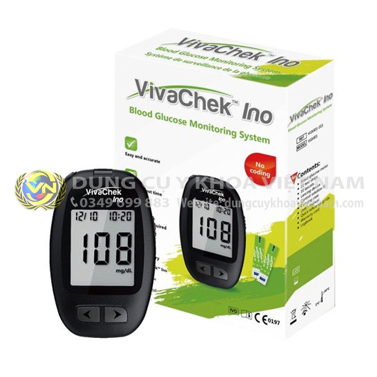 Máy đo đường huyết VivaCheck TM thumbnail