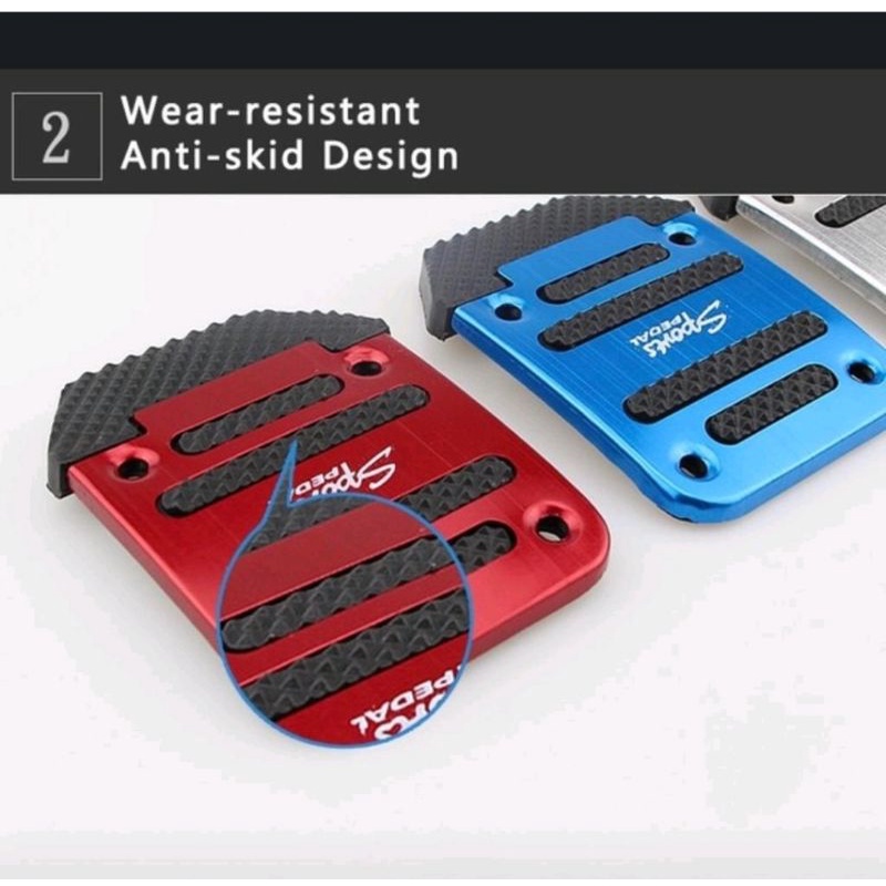 Car Pedal Universal Sports Automatic Series Brake Gas Pedal wira kancil ...