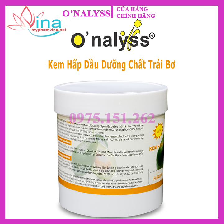 [HCM]Hấp dầu dưỡng chất bơ onalyss 500ml