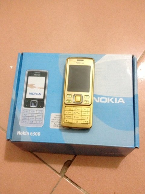 NOKIA 6300- MAIN ZIN-MÀN HÌNH ZIN- MÀU GOLD