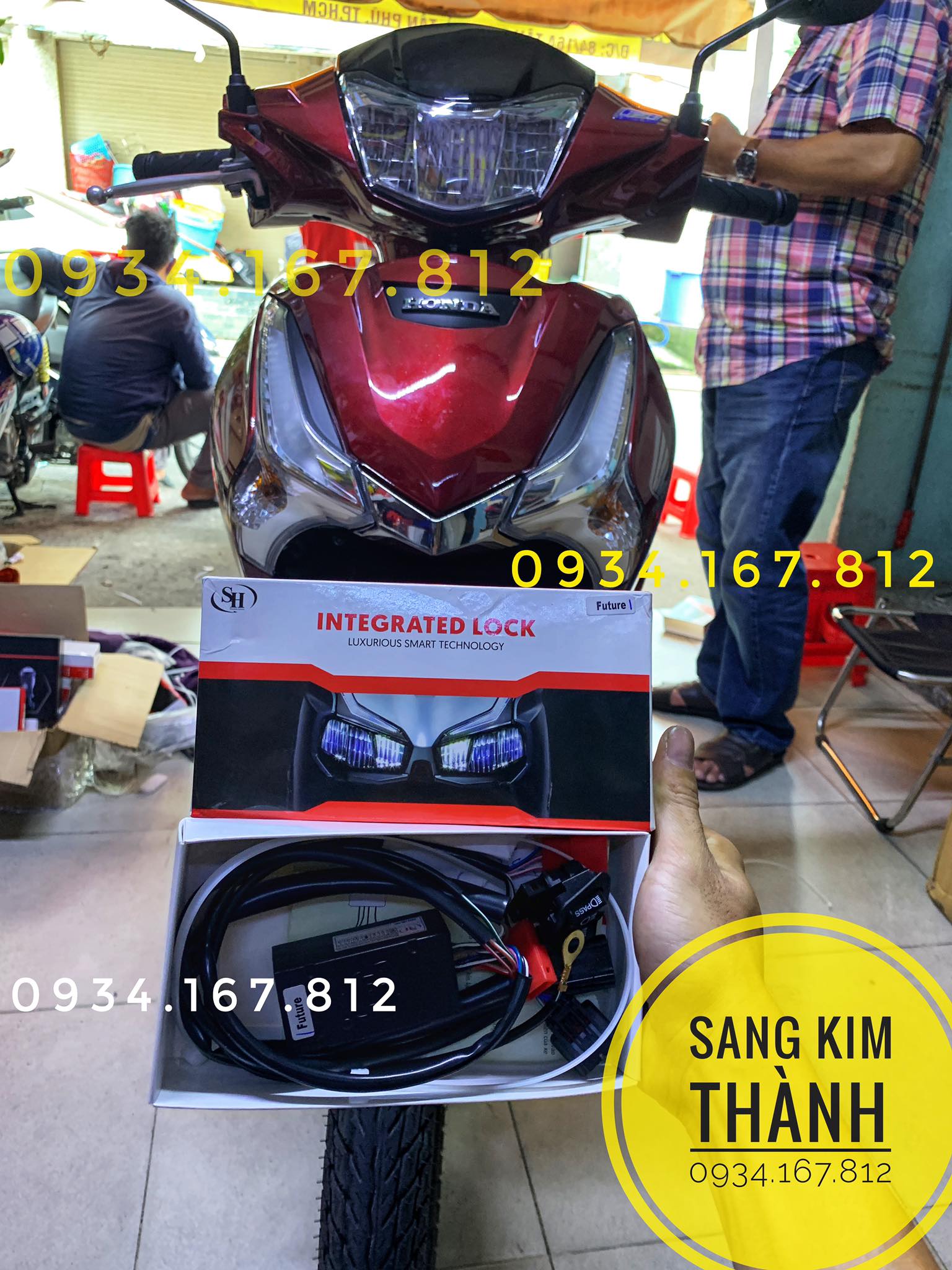 Bộ Công Tắc Passing Tắt Đèn Xe Honda Future INTEGRAPTED LOCK