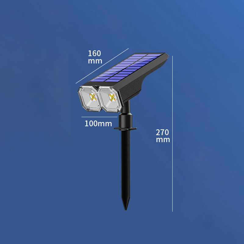 Outdoor solar tree lights, courtyard super bright induction ground lights, garden landscape tree lighting, waterproof lawn lights LED lamp