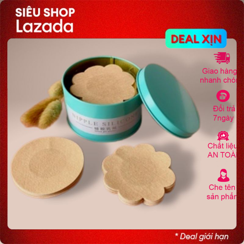 Hộp dán ti giấy lụa 60 miếng (30 cặp)