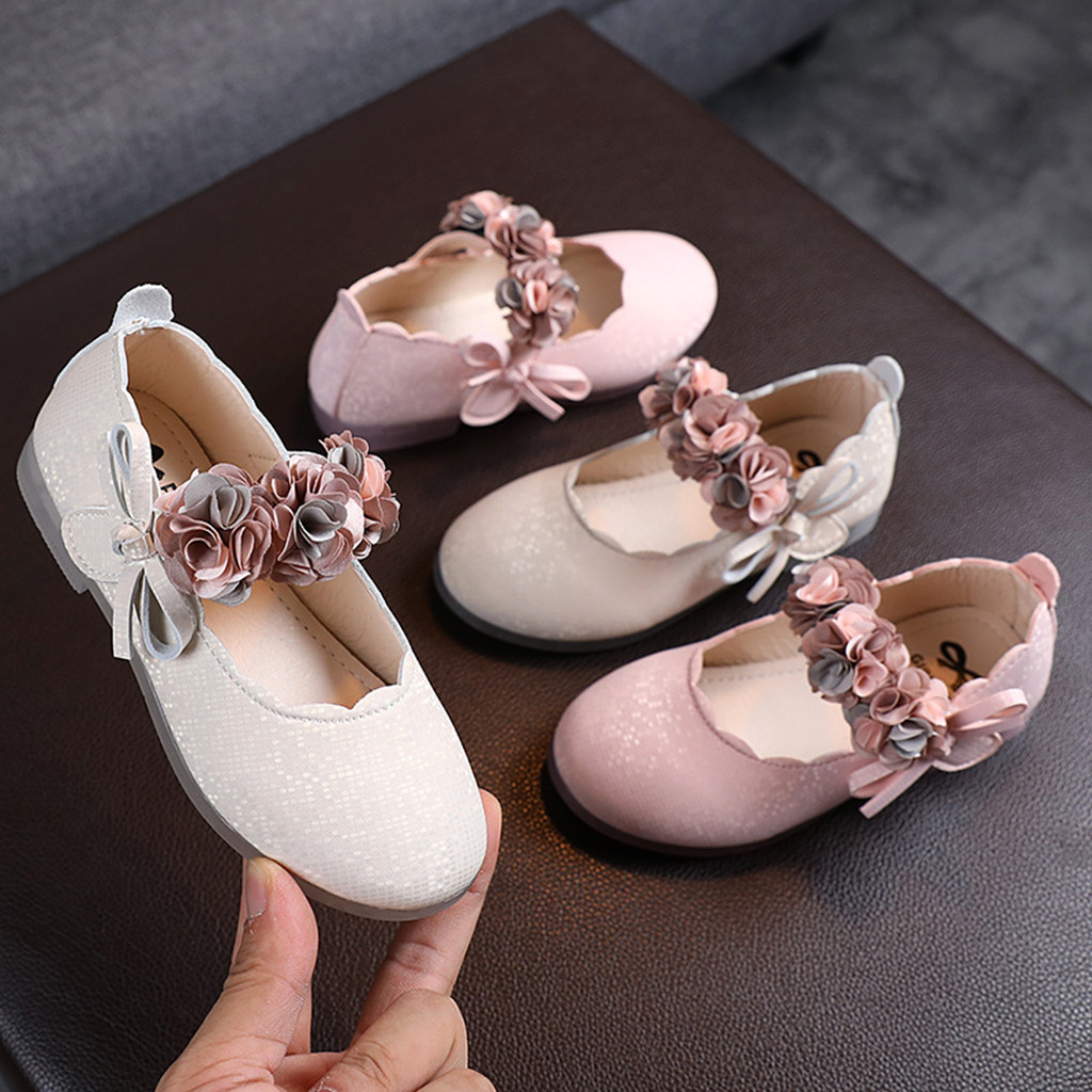 Extra Wide Boy Shoes Princess Baby Floral Shoes Girls Sandals Dance