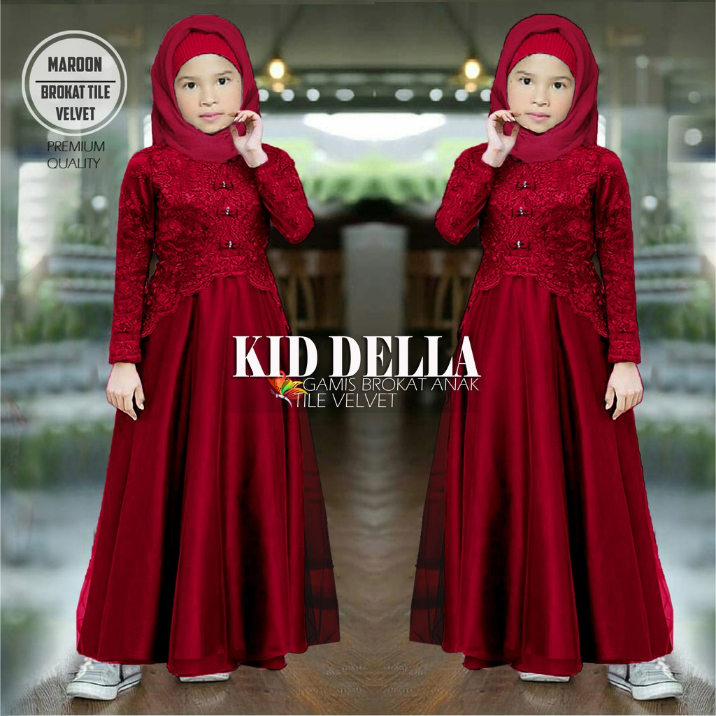 Model dress outlet brokat anak2